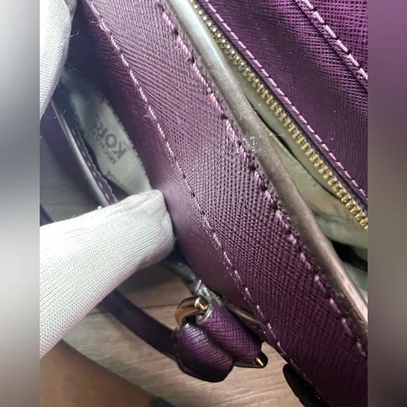 Michael Kors Merlot Medium handbag - EUC - Picture 8 of 13